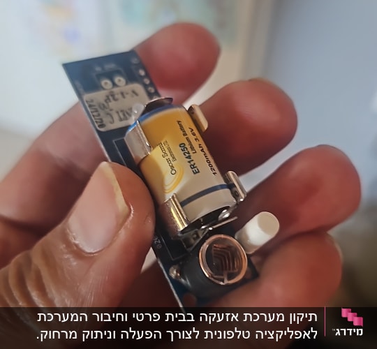 חיישן אלקטרוני ביד, רכיב טכנולוגי קטן